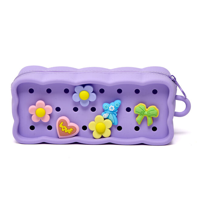 Floral Charm Pencil Case