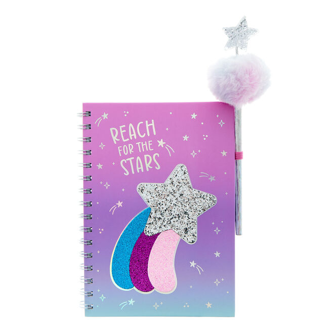 Reach for the Stars Notebook & Pencil