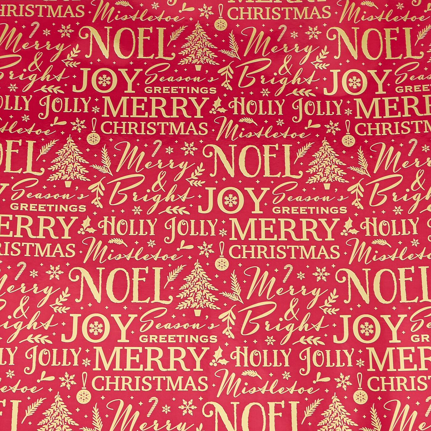 Traditional Christmas Wrapping Paper 