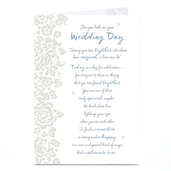 Wedding Card - Clear How Magical Live Can Be