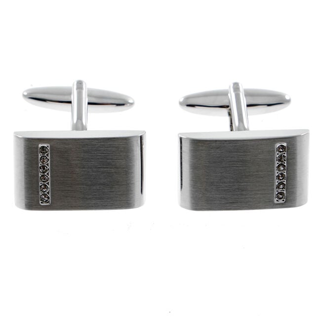 Cufflinks with Diamante Crystals