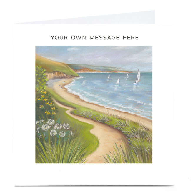 Personalised Card - Boats On The Sea