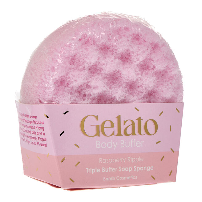 Bomb Cosmetics Raspberry Ripple Gelato Body Buffer
