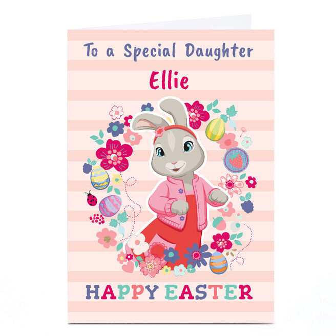 Personalised Peter Rabbit Easter Card - Peter Rabbit, Daughter