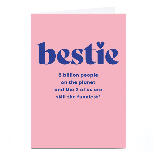 Personalised Birthday Card - Bestie