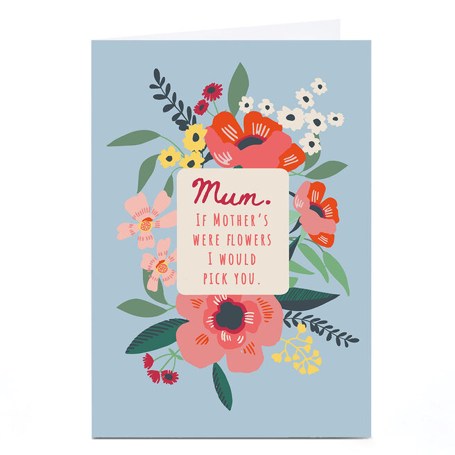 Personalised Bev Hopwood Mother's Day Card - Pick You, Mum