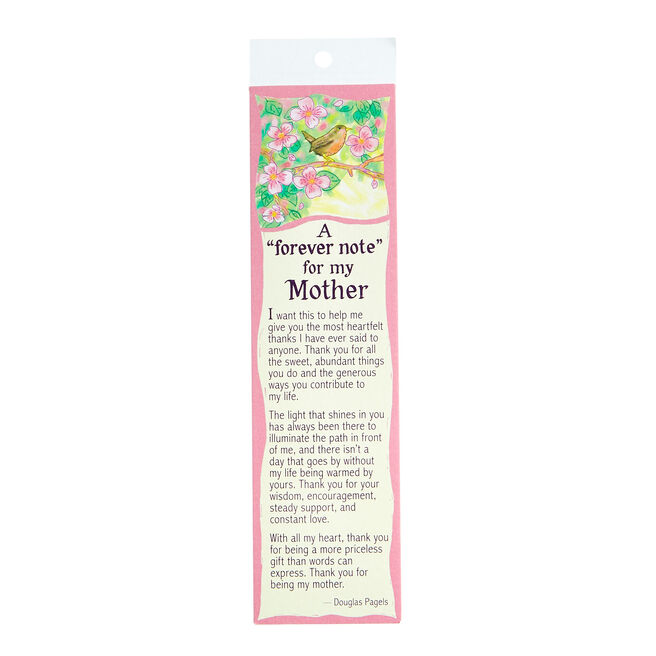 Blue Mountain Arts Bookmark - Forever Note For My Mother 