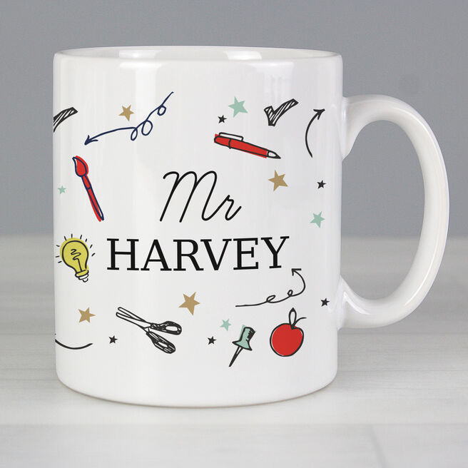 Personalised School Teacher Mug