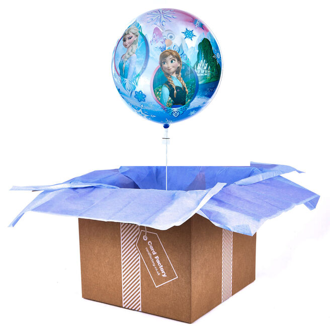 22 Inch Bubble Balloon - Disney's Frozen - DELIVERED INFLATED!