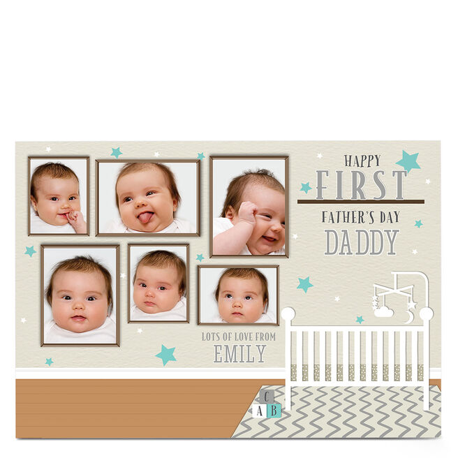 Photo Father's Day Card - First Father's Day Nursery