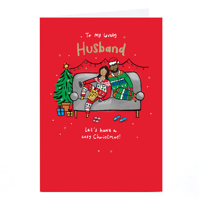 Christmas Card - Cosy Christmas, Husband