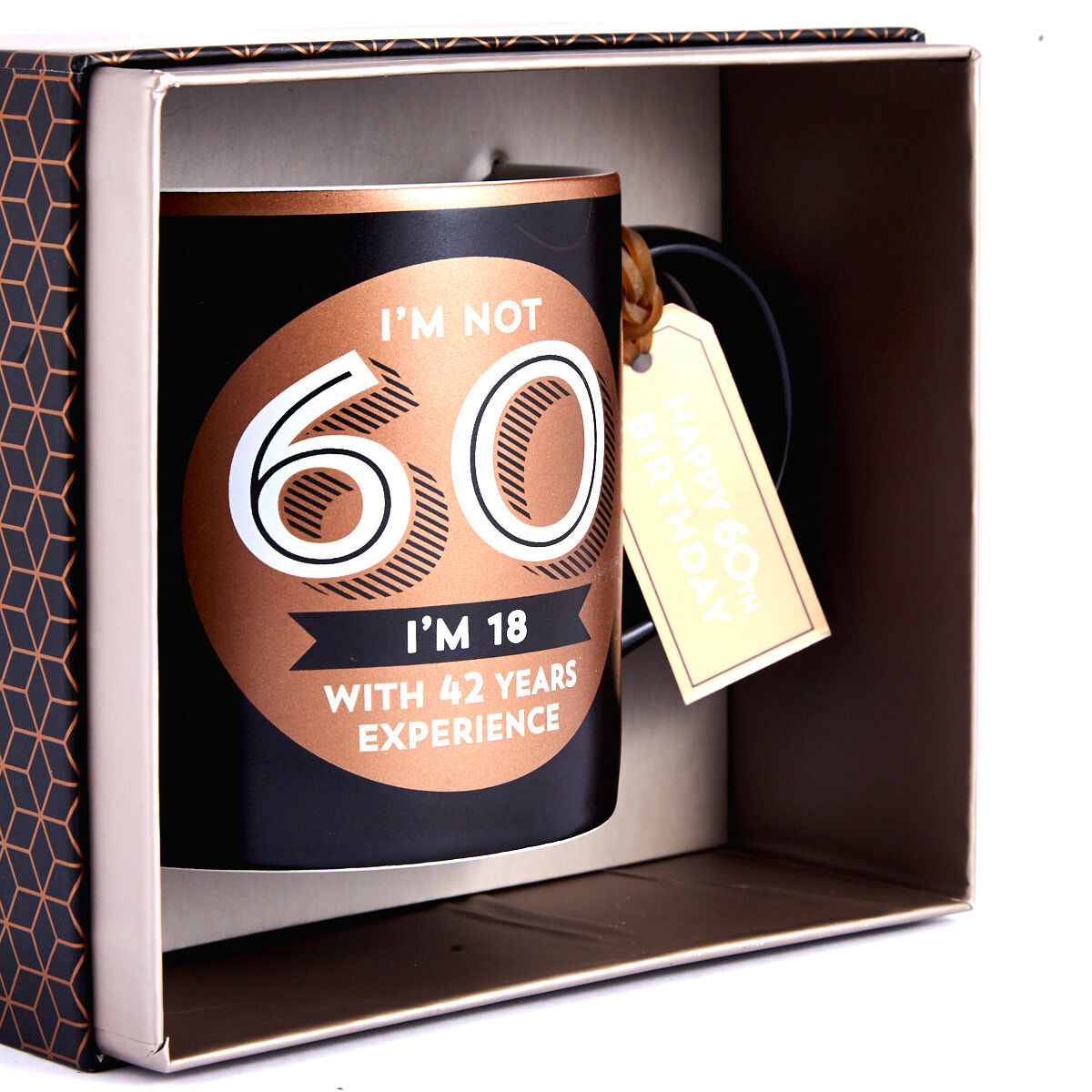 Buy 60th Birthday Mug - 18 With 42 Years Experience for GBP 3.99