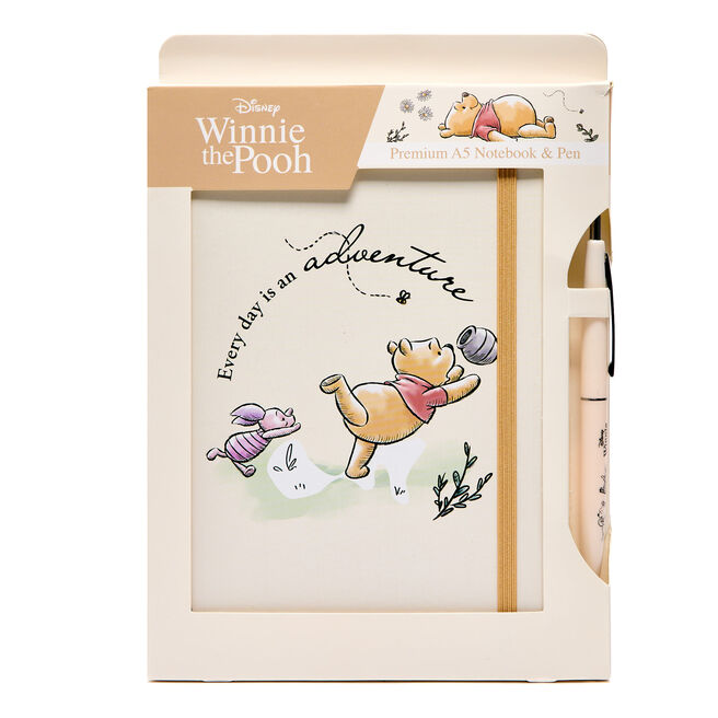 Winnie the Pooh Premium A5 Notebook & Pen