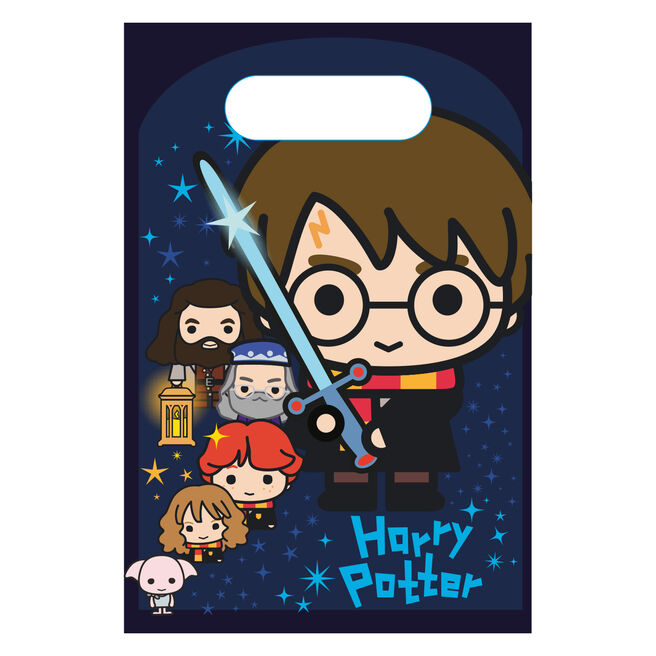 Harry Potter Paper Party Bags - Pack of 8