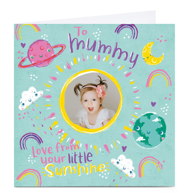 Photo Emma Valenghi Mother's Day Card - Mummy Littlr Sunshine & Planets