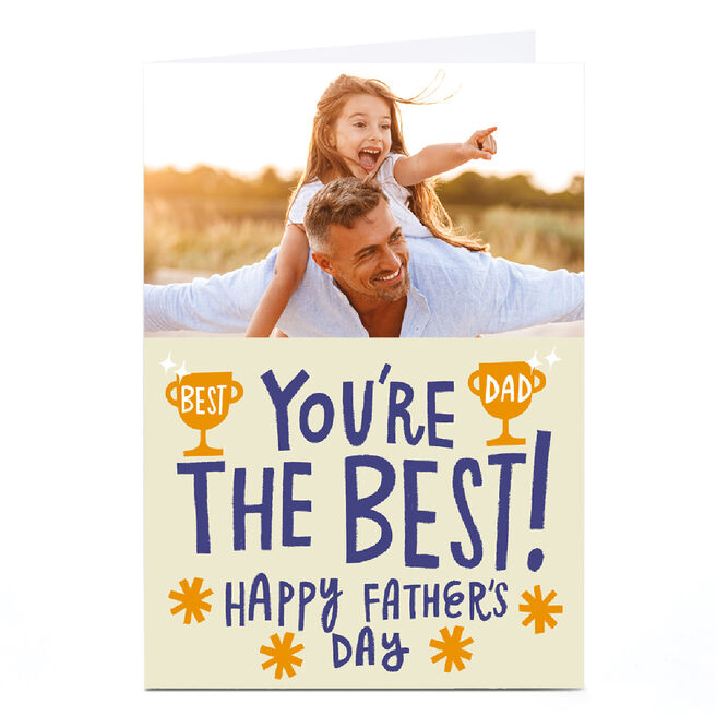 Photo Stevie Studio Father's Day Card - You're the Best Trophies, Dad