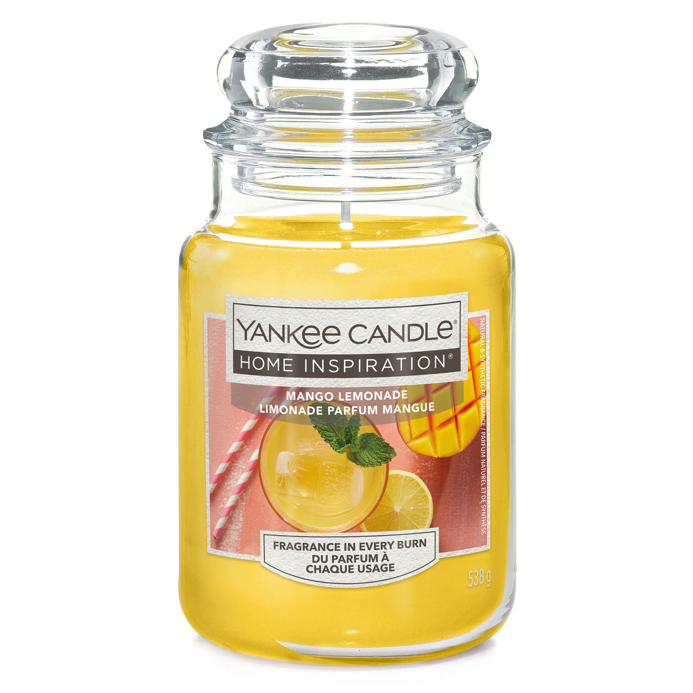 Buy Yankee Candle Home Inspiration Mango Lemonade Large Jar for GBP 14.