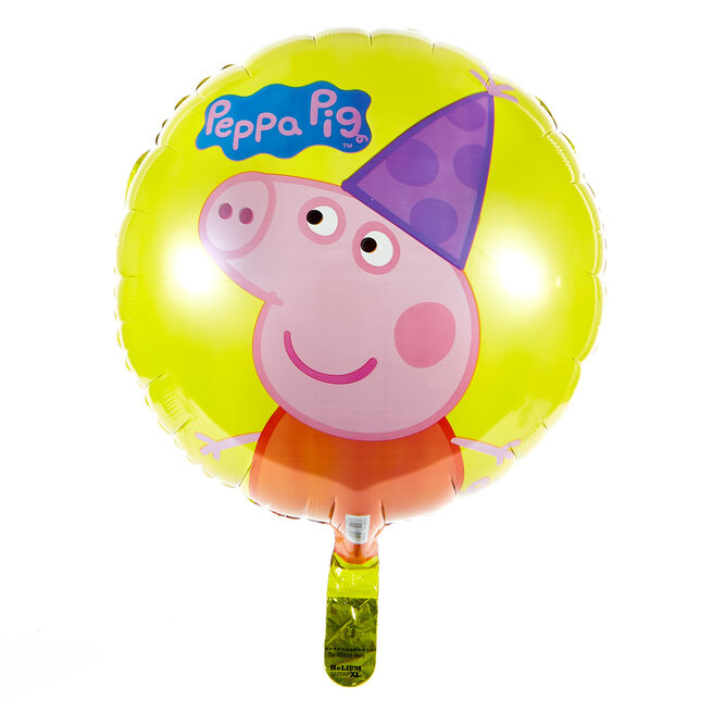 Peppa Pig & Friends Cubez Foil Helium Balloon - Inflated Balloon