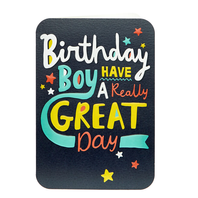 Birthday Card - Birthday Boy