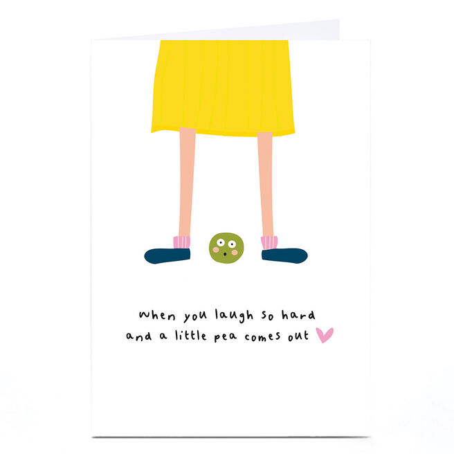 Personalised Whale & Bird Card - A Little Pea 
