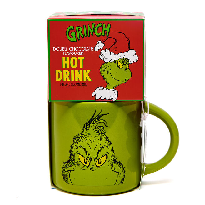 Grinch Mug & Hot Chocolate Set