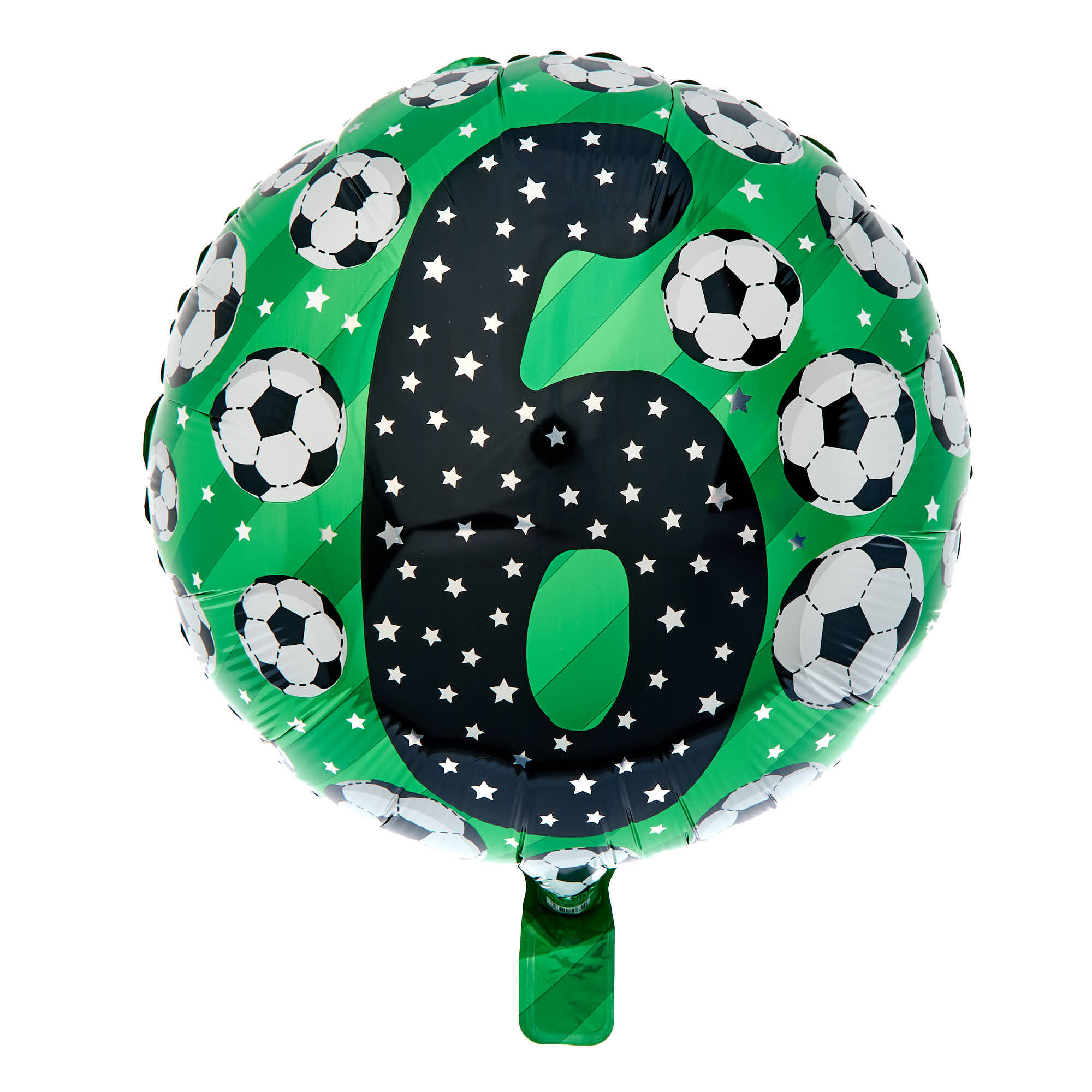 Buy Football 6th Birthday Balloon Bouquet - DELIVERED INFLATED
