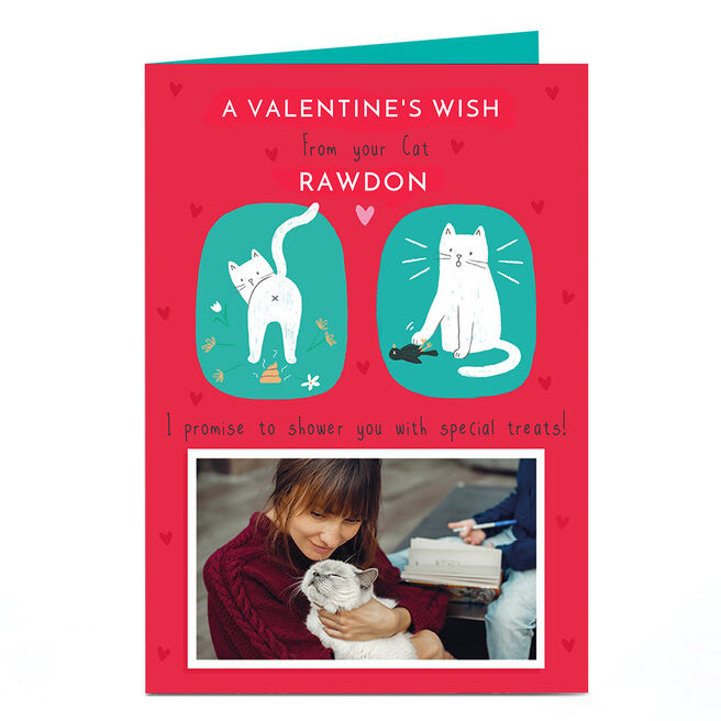 Photo Valentine's Day Card - From Your Cat