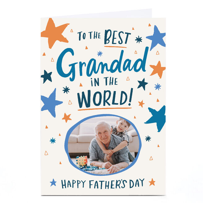 Photo Ebony Newton Father's Day Card - Best Grandad in the World