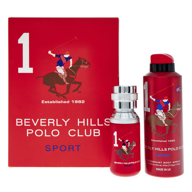 Beverly Hills Polo Club Sport 1 Eau De Toilette & Deodorant Spray Gift Set