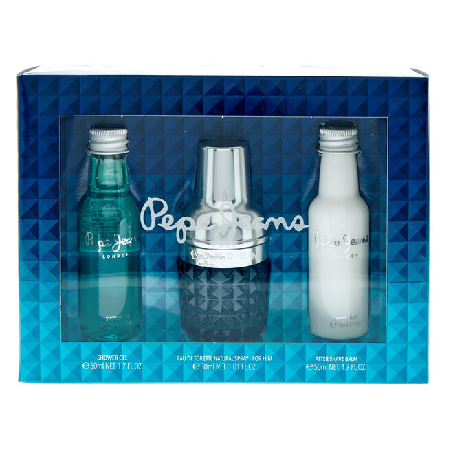 Pepe Jeans For Him Eau De Toilette, Shower Gel & After Shave Balm