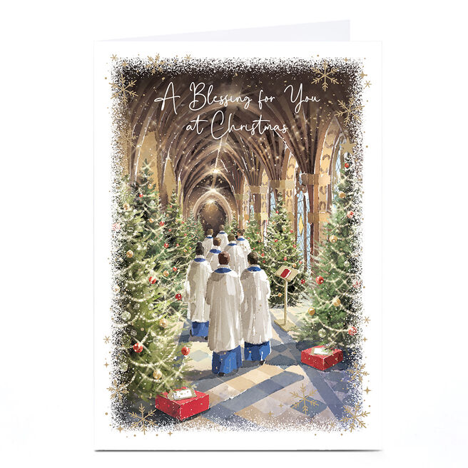 Personalised Christmas Card - A Blessing For You
