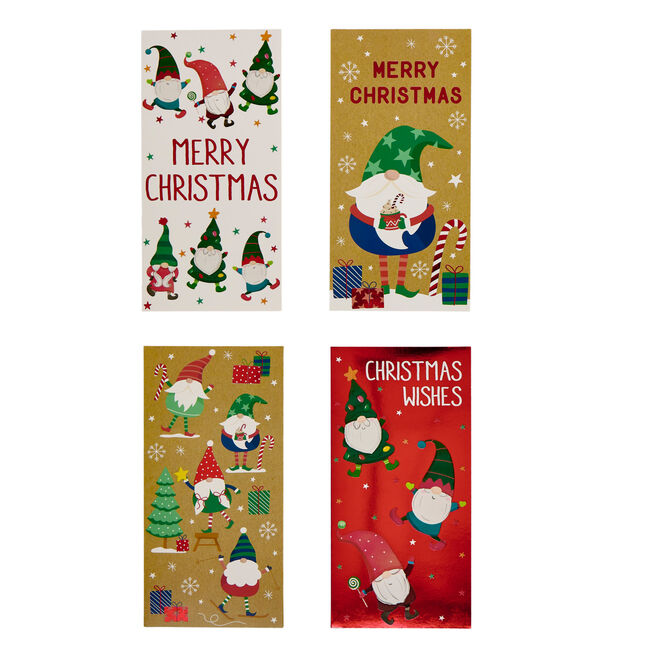 Gonk Christmas Money Wallets - Pack of 4