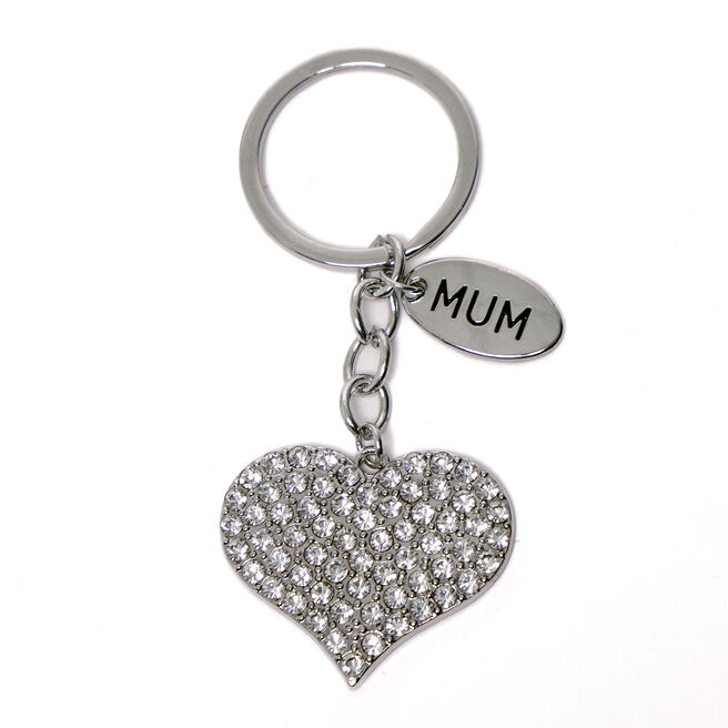 You Mean The World Mum Diamante Keyring
