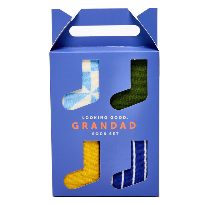 Looking Good Grandad Socks - 4 Pairs