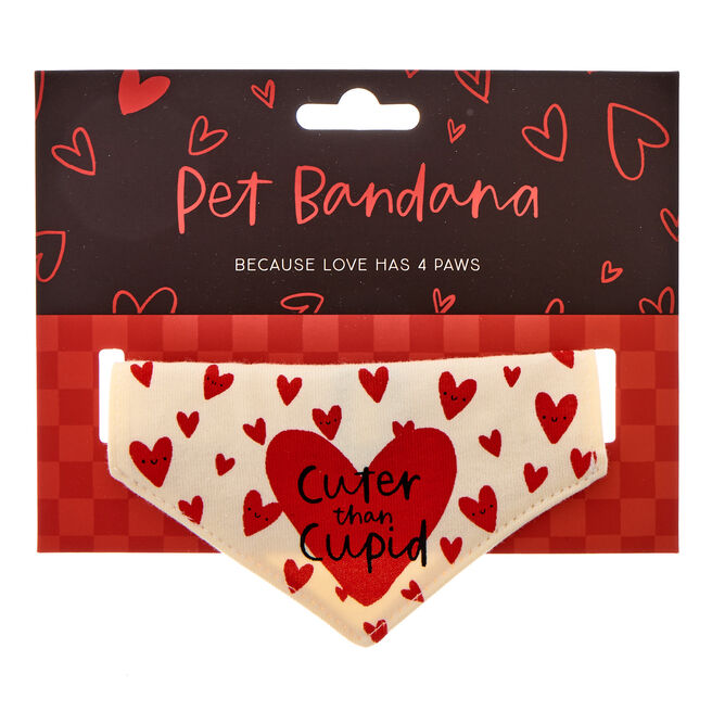 Cuter Than Cupid Pet Bandana