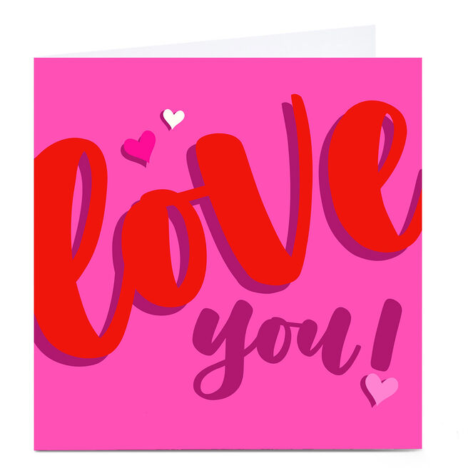Personalised Rachel Griffin Card - Love You!