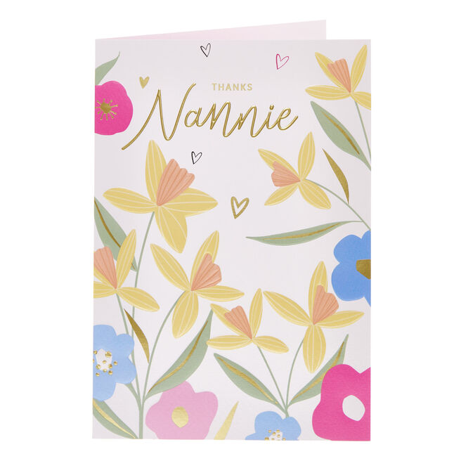 Nannie Daffodils Mother's Day Card