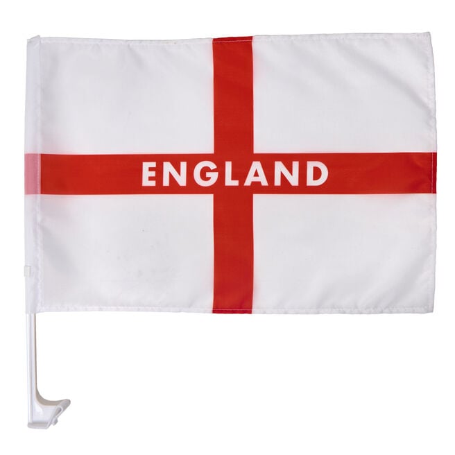 England Car Window Flags - Pack of 2