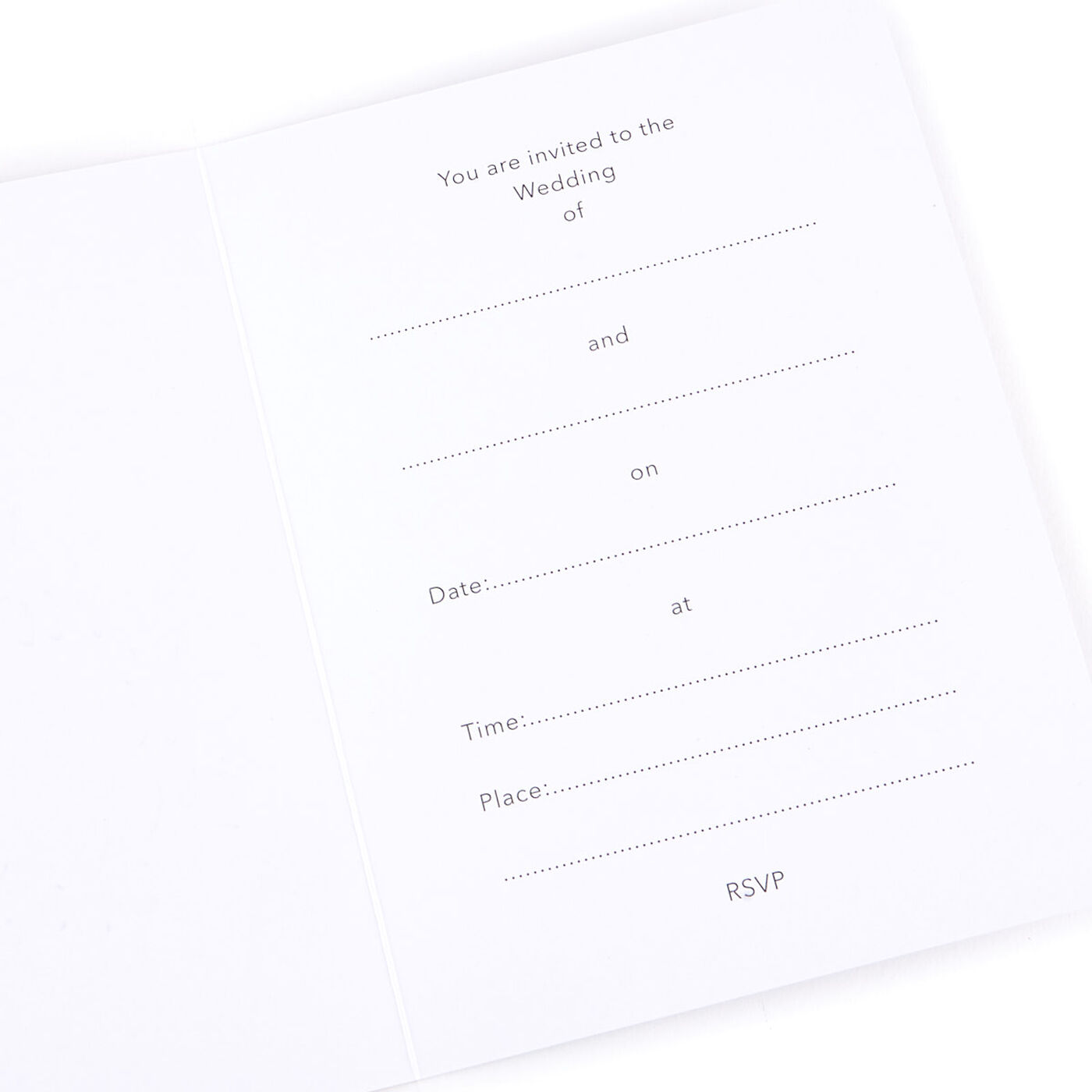 Buy Floral Pink Wedding Invitations Pack of 12 for GBP 1.79 Card