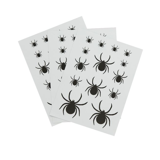 Spider Window Clings - Pack of 3