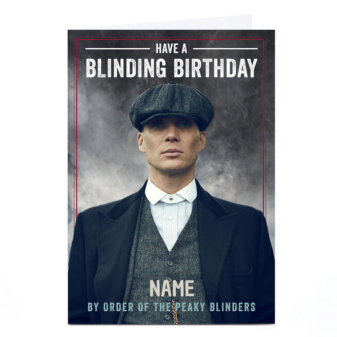 Personalised Birthday Card - Peaky Blinders Blinding Birthday