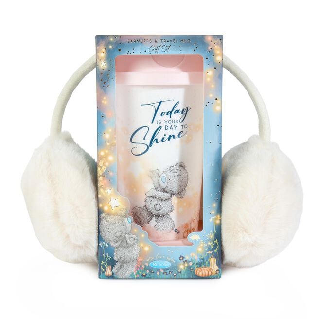Tatty Teddy Ear Muffs & Travel Mug Set,  Tatty Teddy Ear Muffs & Travel Mug Set