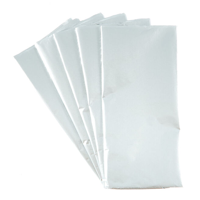 Silver Tissue Paper - 10 Sheets 