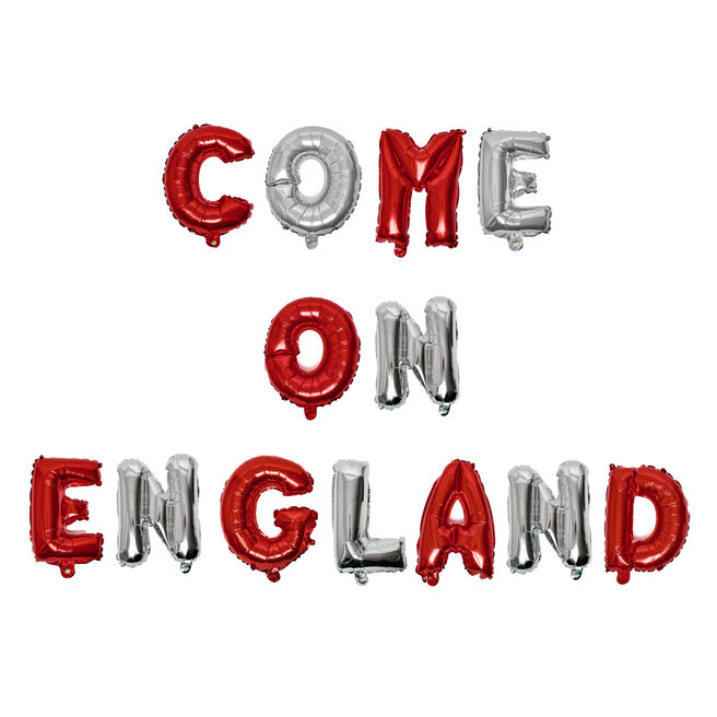 Come on England Foil Balloon Garland