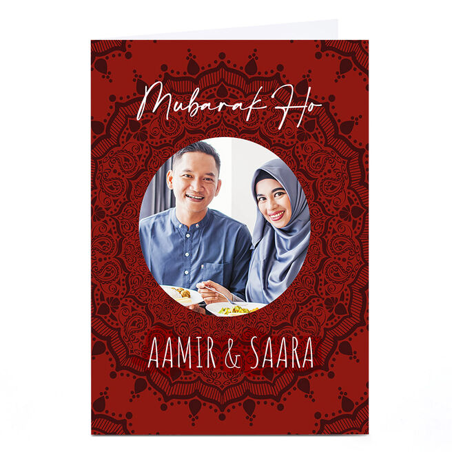 Photo Roshah Designs Congratulations Card - Mubarak Ho