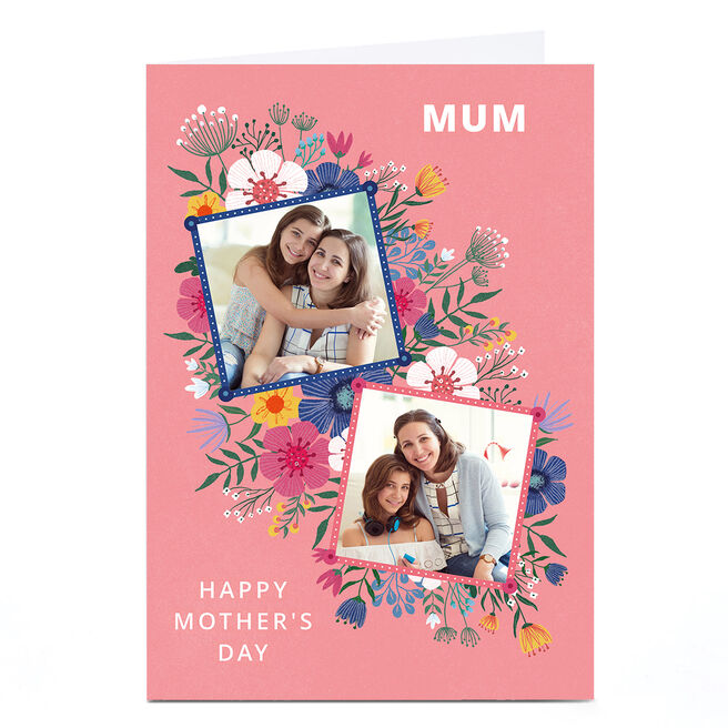 Photo Dalia Clarke Mother's Day Card - Floral Frames