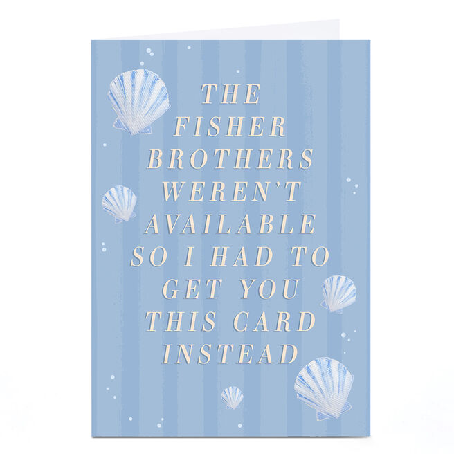 Personalised Card - Fisher Brothers