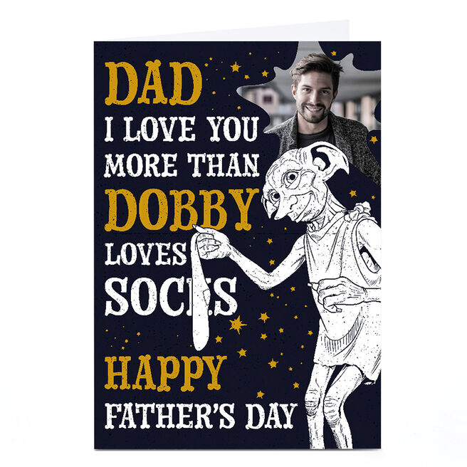 Photo Harry Potter Father's Day Card - Dobby's Socks
