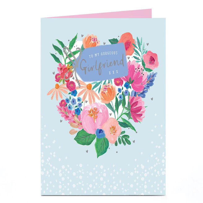 Birthday Card - Beautiful Day Flowers, Girlfriend