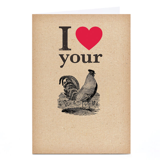Personalised Valentine's Day Card - I Love Your